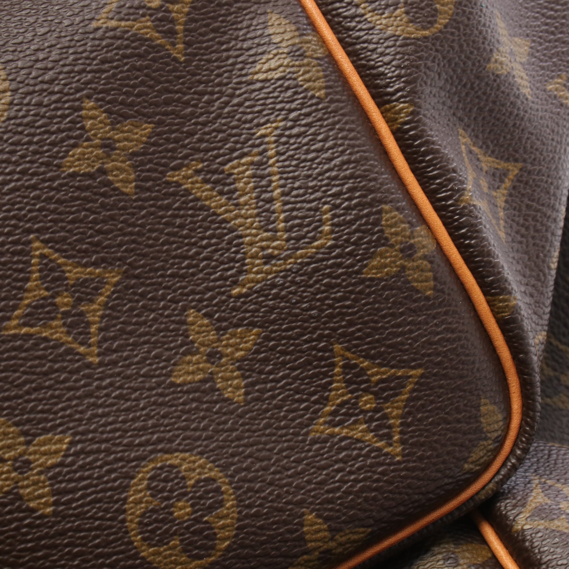 キーポル50 モノグラム ボストンバッグ PVC レザー ブラウン ルイヴィトン バッグ LOUIS VUITTON