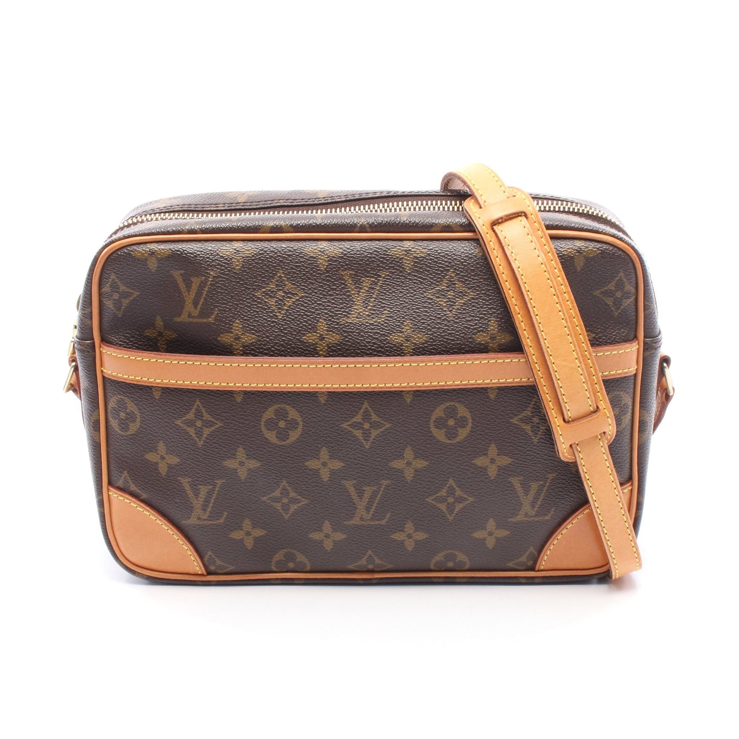 トロカデロ27 モノグラム ショルダーバッグ PVC レザー ブラウン ルイヴィトン バッグ LOUIS VUITTON