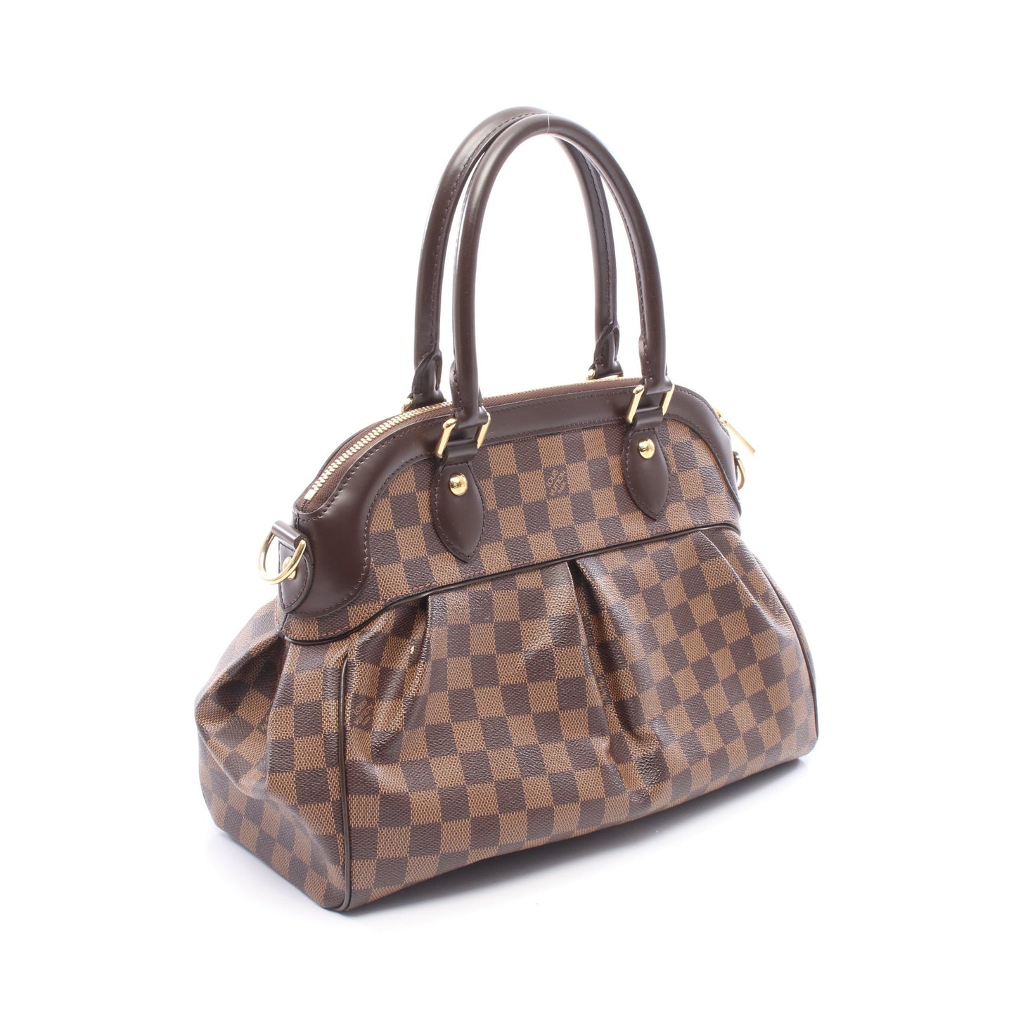 トレヴィPM ダミエエベヌ 2WAY ハンドバッグ PVC レザー ブラウン ルイヴィトン バッグ LOUIS VUITTON