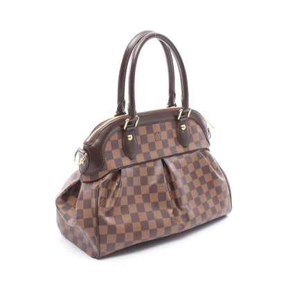 トレヴィPM ダミエエベヌ 2WAY ハンドバッグ PVC レザー ブラウン ルイヴィトン バッグ LOUIS VUITTON