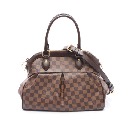 トレヴィPM ダミエエベヌ 2WAY ハンドバッグ PVC レザー ブラウン ルイヴィトン バッグ LOUIS VUITTON