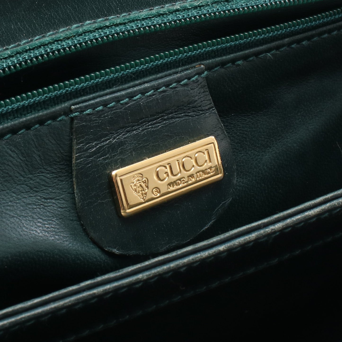 オールドグッチ ショルダーバッグ リザード ダークグリーン グッチ バッグ GUCCI