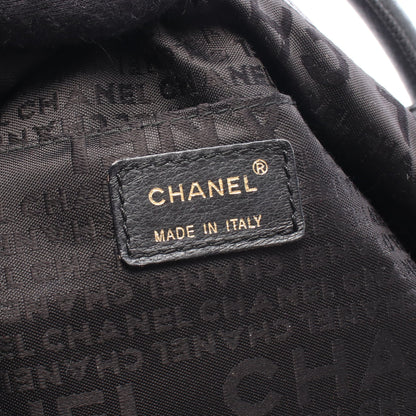 ココキューブ ホーボーバッグ ショルダーバッグ レザー ブラック ゴールド金具 シャネル バッグ CHANEL