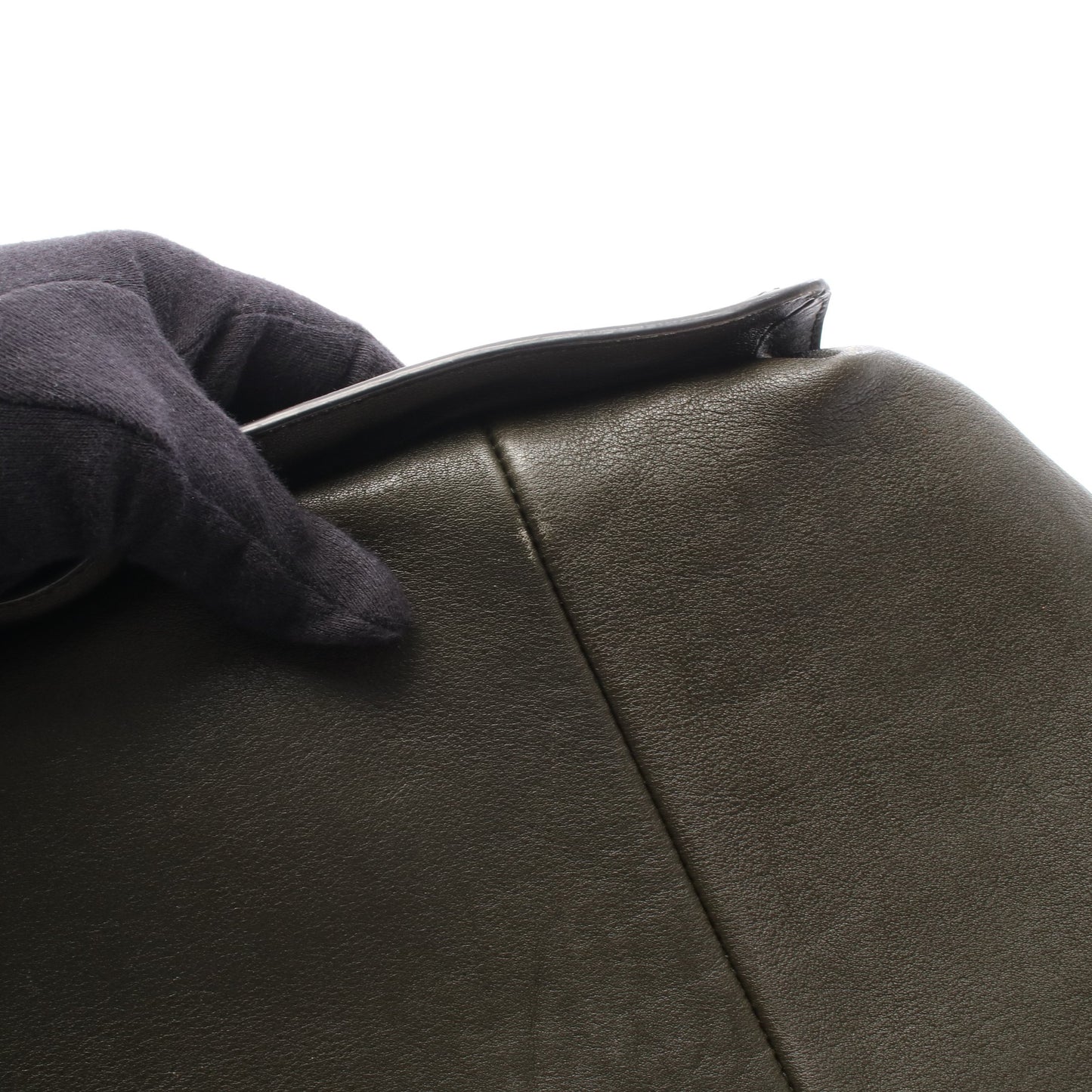イントレチャート 2WAY ボストンバッグ レザー カーキグリーン ボッテガヴェネタ バッグ BOTTEGA VENETA