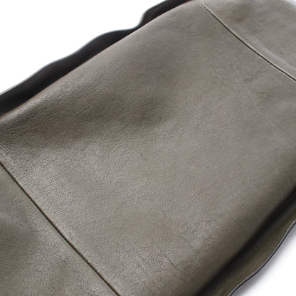 イントレチャート 2WAY ボストンバッグ レザー カーキグリーン ボッテガヴェネタ バッグ BOTTEGA VENETA
