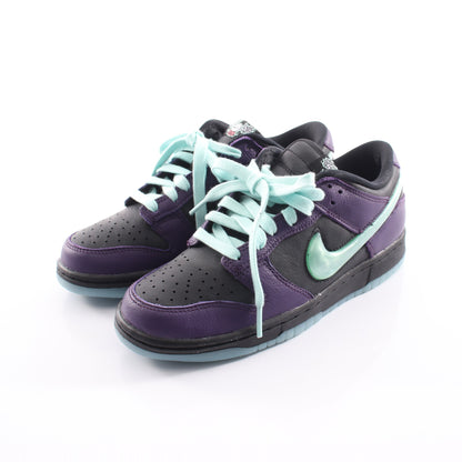 DUNK LOW RETRO LTD HWN スニーカー レザー ブラック パープル ターコイズブルー ナイキ