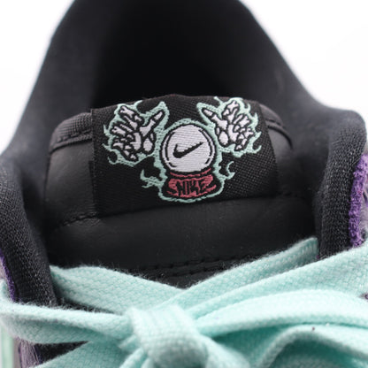 DUNK LOW RETRO LTD HWN スニーカー レザー ブラック パープル ターコイズブルー ナイキ