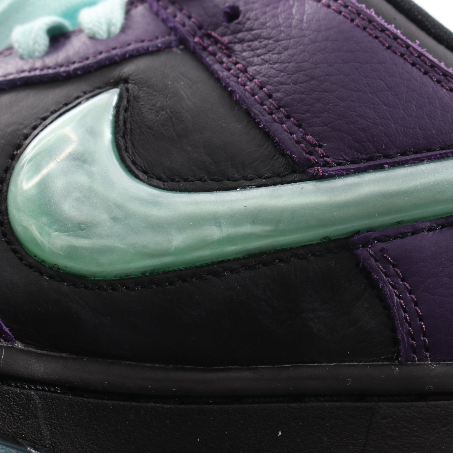 DUNK LOW RETRO LTD HWN スニーカー レザー ブラック パープル ターコイズブルー ナイキ