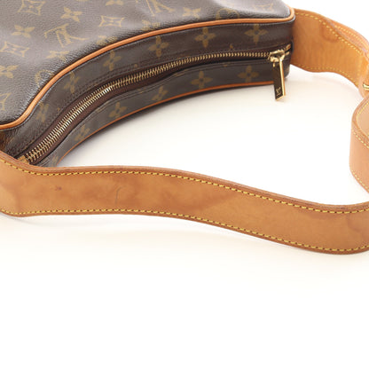 クロワッサンMM モノグラム ショルダーバッグ PVC レザー ブラウン ルイヴィトン バッグ LOUIS VUITTON