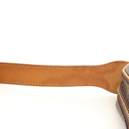 クロワッサンMM モノグラム ショルダーバッグ PVC レザー ブラウン ルイヴィトン バッグ LOUIS VUITTON