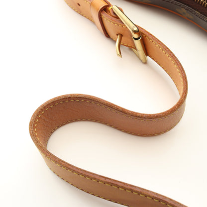 クロワッサンMM モノグラム ショルダーバッグ PVC レザー ブラウン ルイヴィトン バッグ LOUIS VUITTON