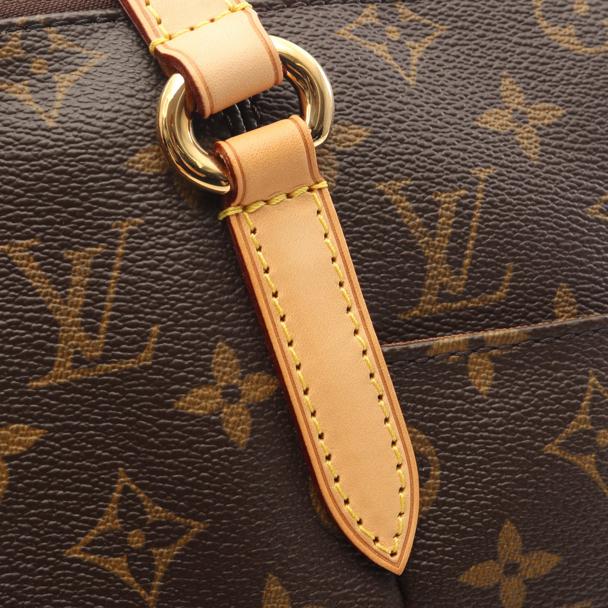 トータリーPM モノグラム ショルダーバッグ トートバッグ PVC レザー ブラウン ルイヴィトン バッグ LOUIS VUITTON