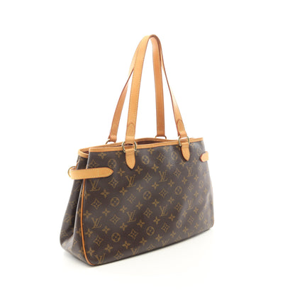 バティニョール オリゾンタル モノグラム ショルダーバッグ PVC レザー ブラウン ルイヴィトン バッグ LOUIS VUITTON