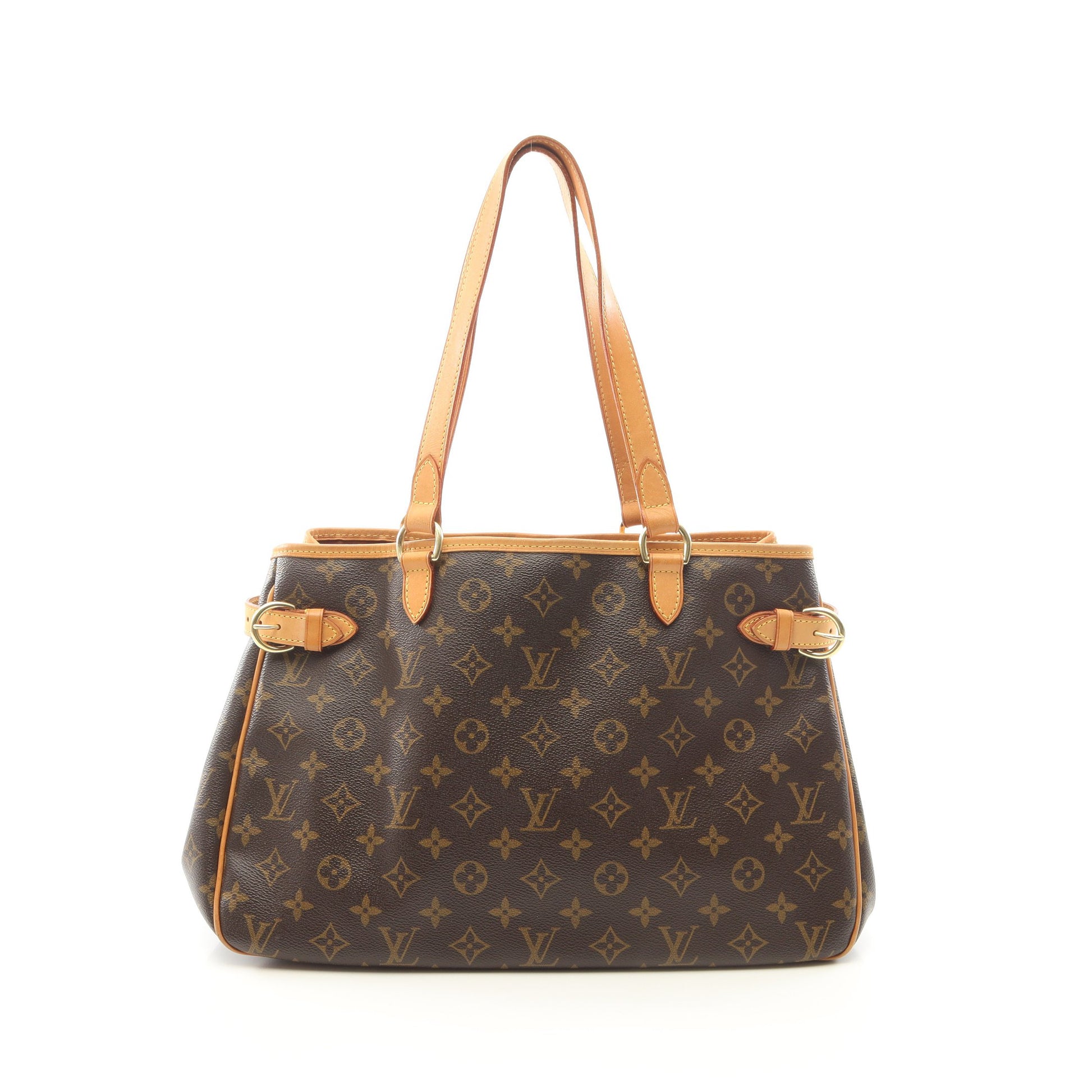 バティニョール オリゾンタル モノグラム ショルダーバッグ PVC レザー ブラウン ルイヴィトン バッグ LOUIS VUITTON