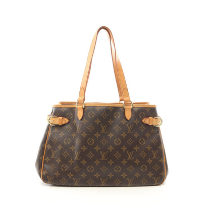 バティニョール オリゾンタル モノグラム ショルダーバッグ PVC レザー ブラウン ルイヴィトン バッグ LOUIS VUITTON