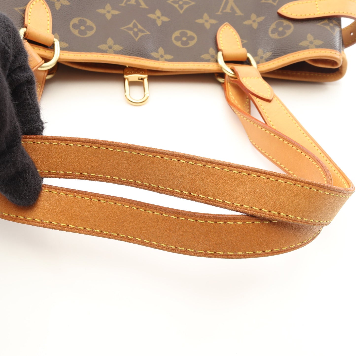 バティニョール オリゾンタル モノグラム ショルダーバッグ PVC レザー ブラウン ルイヴィトン バッグ LOUIS VUITTON