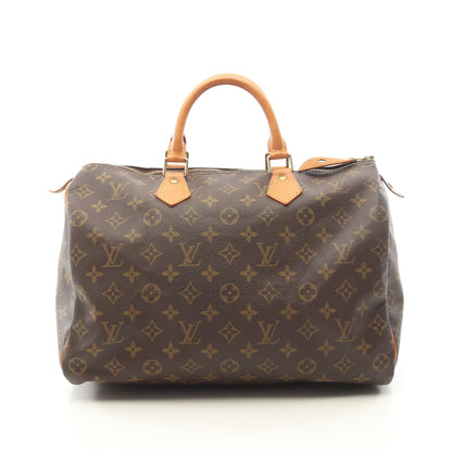 スピーディ35 モノグラム ハンドバッグ PVC レザー ブラウン ルイヴィトン バッグ LOUIS VUITTON