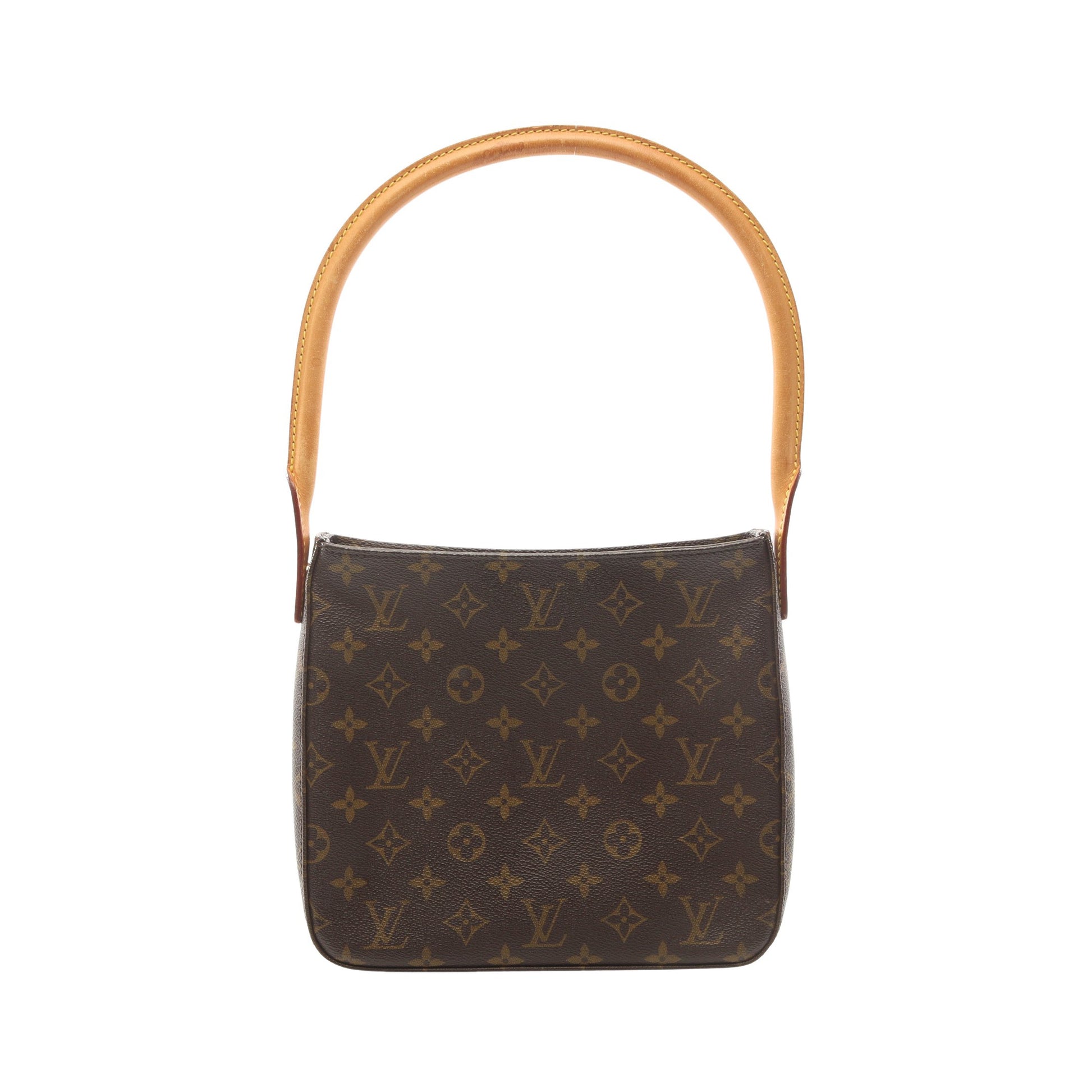 ルーピングMM モノグラム ショルダーバッグ PVC レザー ブラウン ルイヴィトン バッグ LOUIS VUITTON