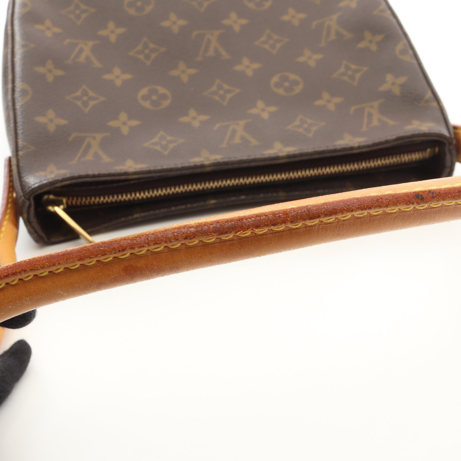 ルーピングMM モノグラム ショルダーバッグ PVC レザー ブラウン ルイヴィトン バッグ LOUIS VUITTON