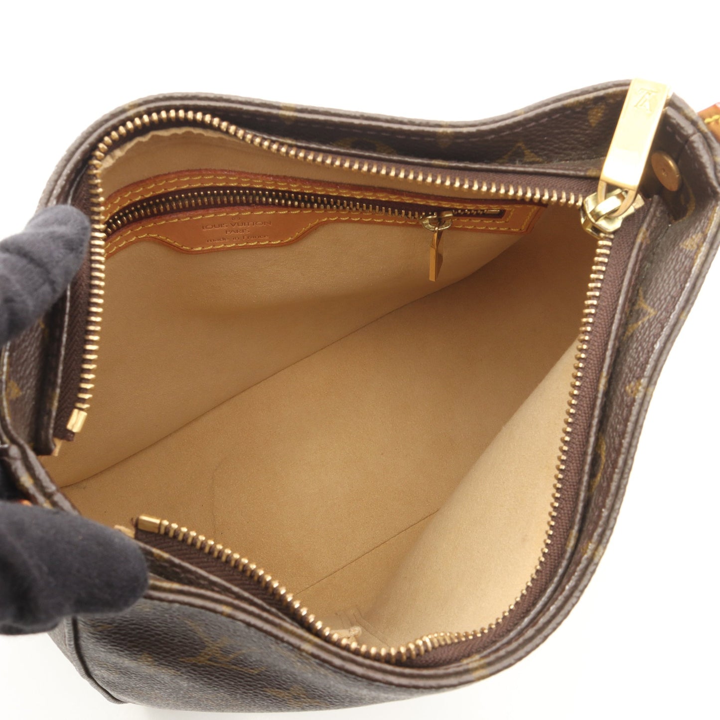 ルーピングMM モノグラム ショルダーバッグ PVC レザー ブラウン ルイヴィトン バッグ LOUIS VUITTON