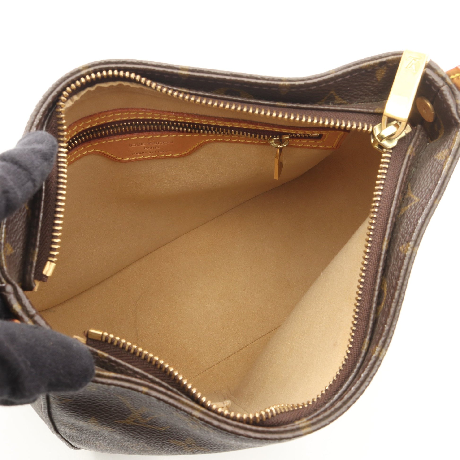 ルーピングMM モノグラム ショルダーバッグ PVC レザー ブラウン ルイヴィトン バッグ LOUIS VUITTON