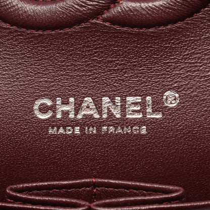 マトラッセ Wフラップ Wチェーンショルダーバッグ キャビアスキン ブラック シルバー金具 シャネル バッグ CHANEL
