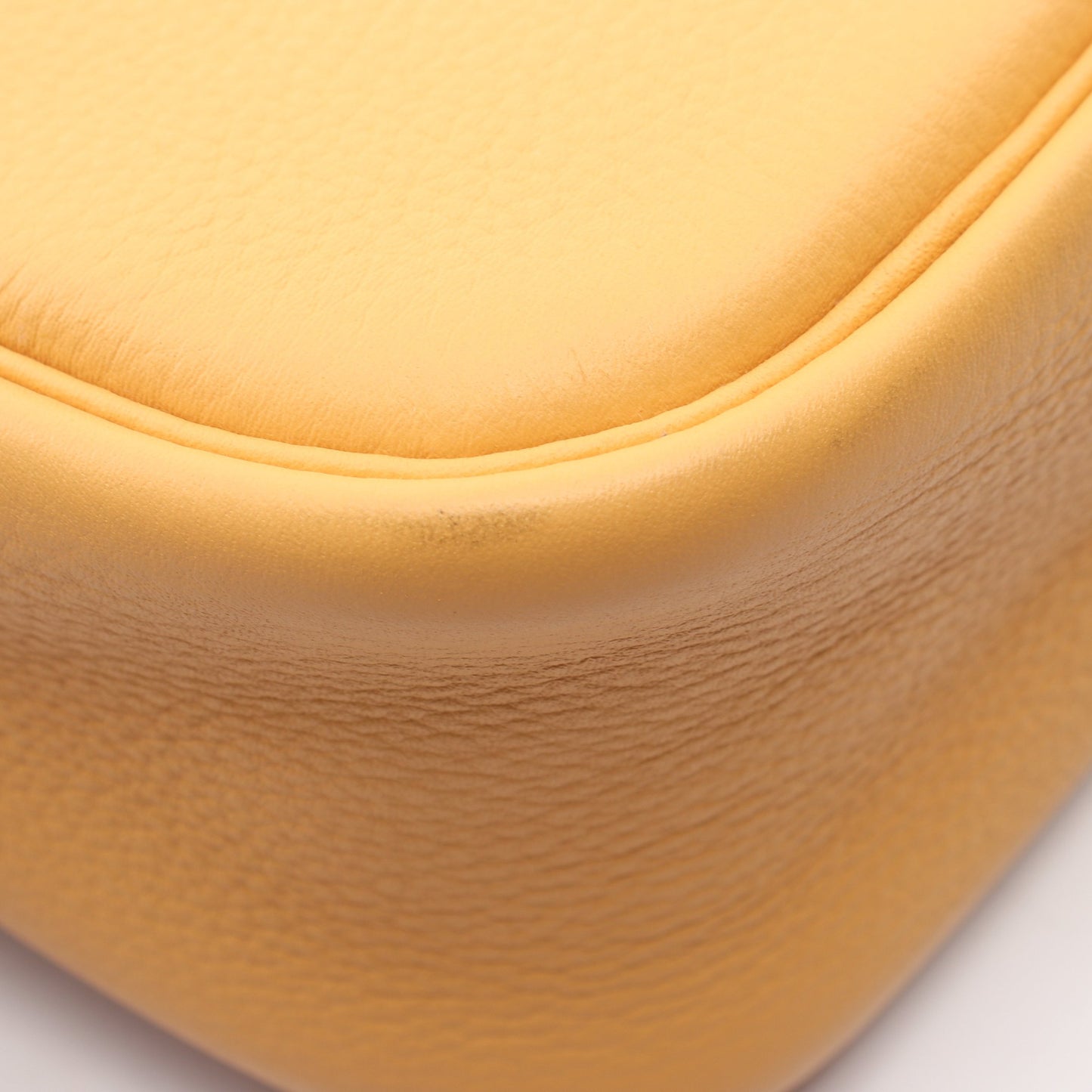 トリム35 ジョーヌ ワンショルダーバッグ トリヨンクレマンス イエロー ゴールド金具 □E刻印 エルメス バッグ HERMES
