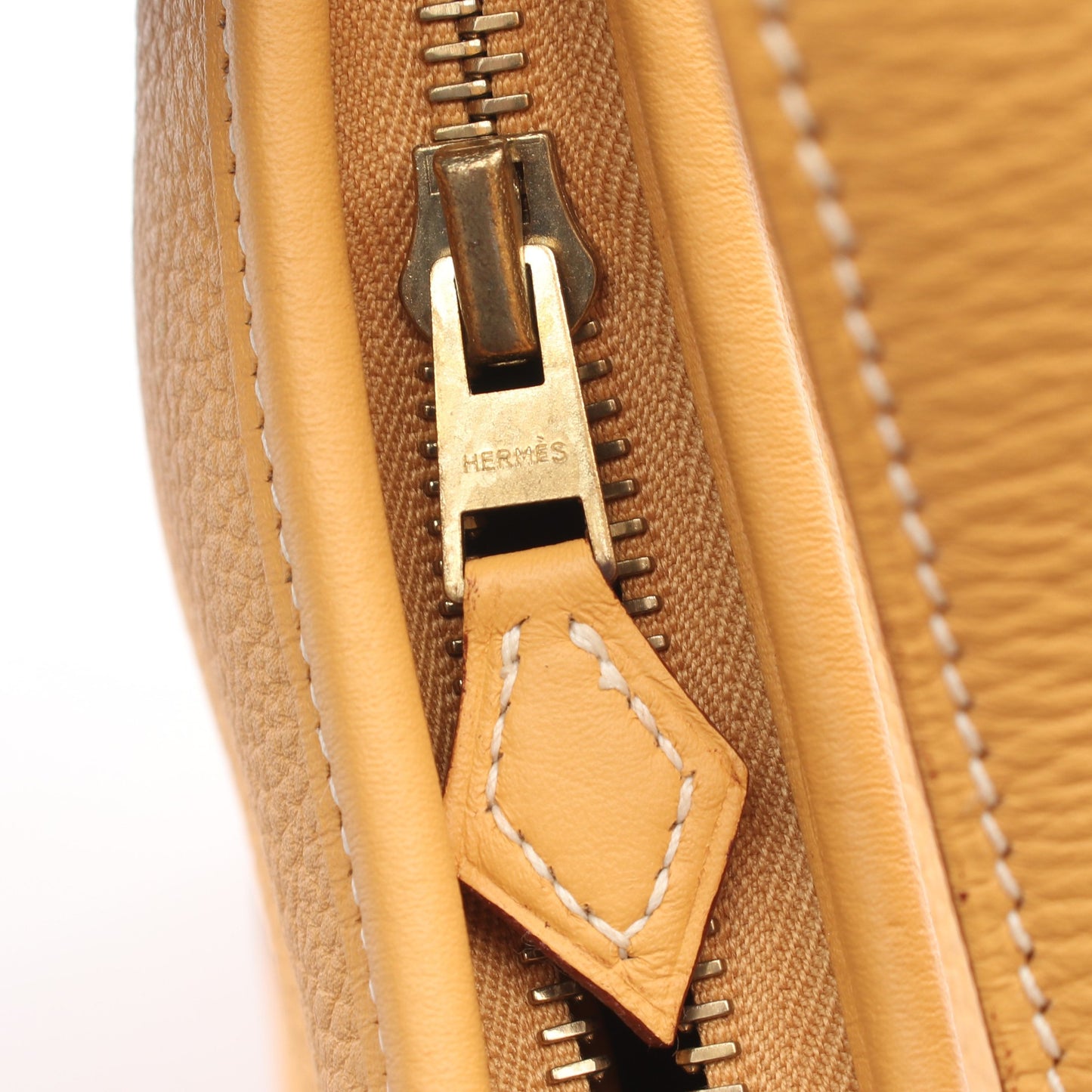 トリム35 ジョーヌ ワンショルダーバッグ トリヨンクレマンス イエロー ゴールド金具 □E刻印 エルメス バッグ HERMES