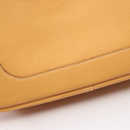 トリム35 ジョーヌ ワンショルダーバッグ トリヨンクレマンス イエロー ゴールド金具 □E刻印 エルメス バッグ HERMES
