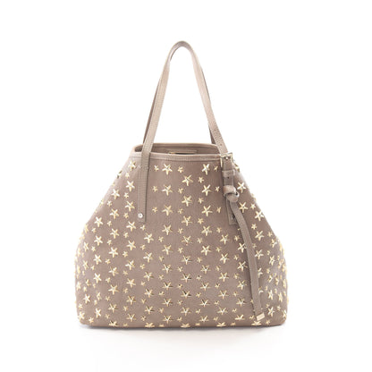 SASHA サシャM スタースタッズ ハンドバッグ トートバッグ レザー グレーブラウン ジミーチュウ バッグ JIMMY CHOO
