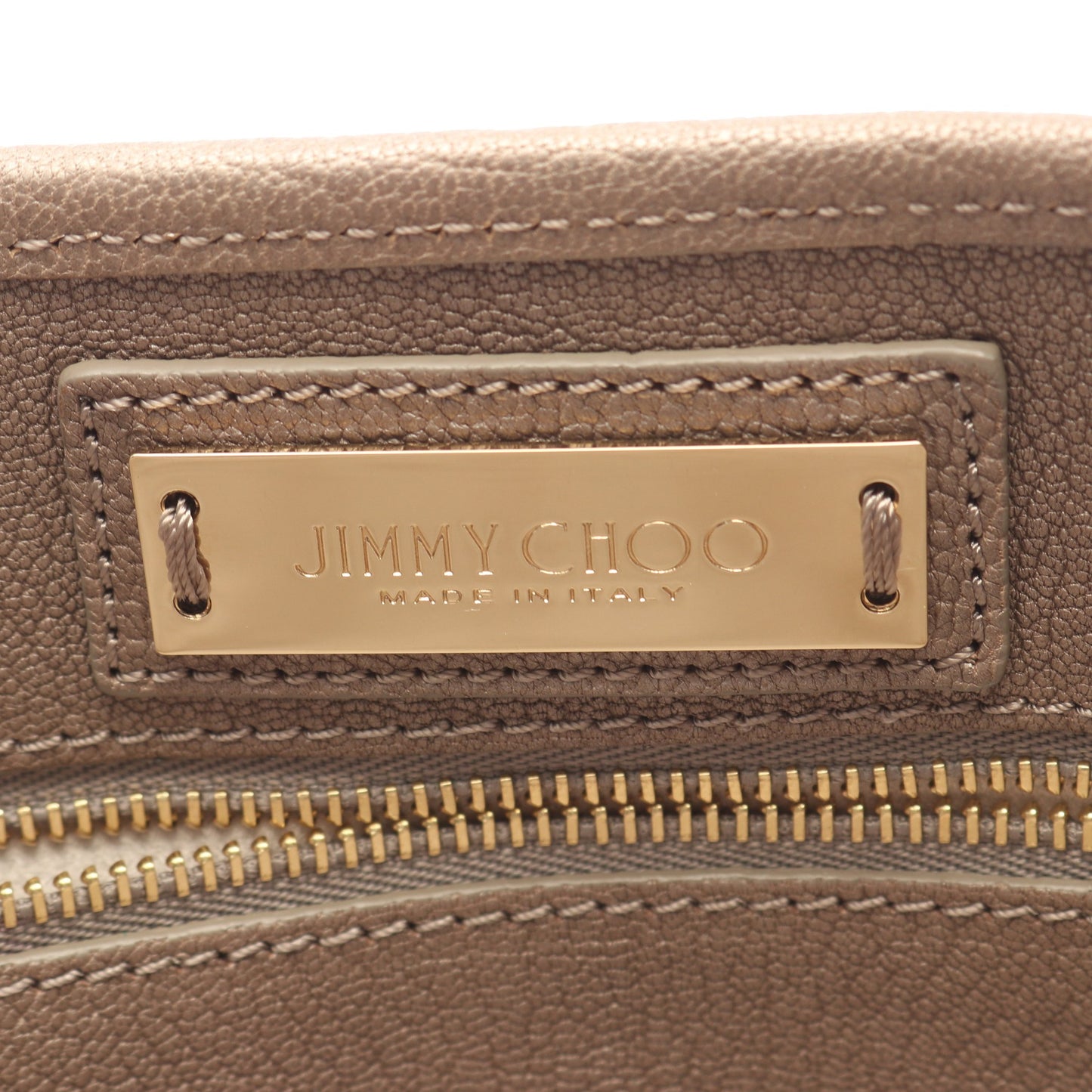 SASHA サシャM スタースタッズ ハンドバッグ トートバッグ レザー グレーブラウン ジミーチュウ バッグ JIMMY CHOO