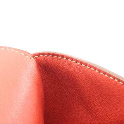 ツールボックス26 2WAY ハンドバッグ ヴォースイフト コーラルピンク シルバー金具 □Q刻印 エルメス バッグ HERMES