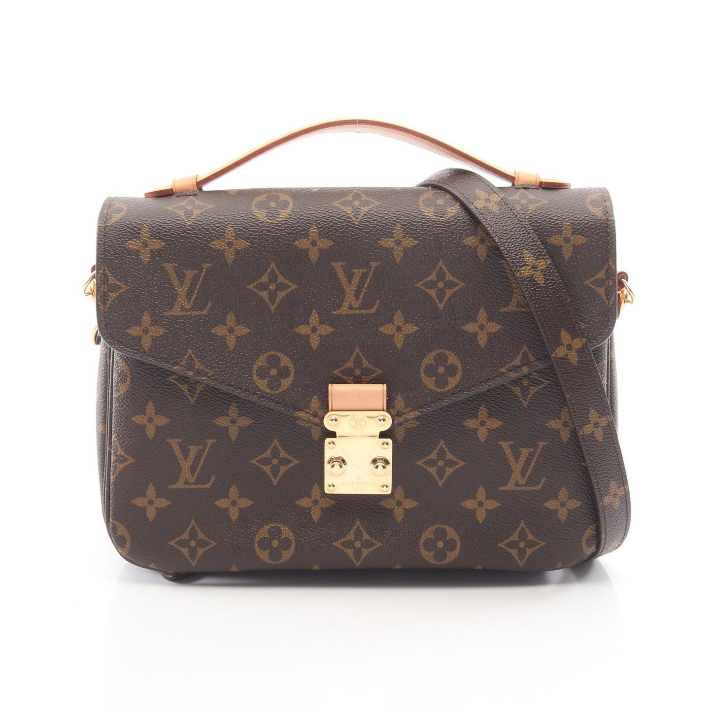 ポシェット メティス MM モノグラム 2WAY ハンドバッグ PVC レザー ブラウン ルイヴィトン バッグ LOUIS VUITTON