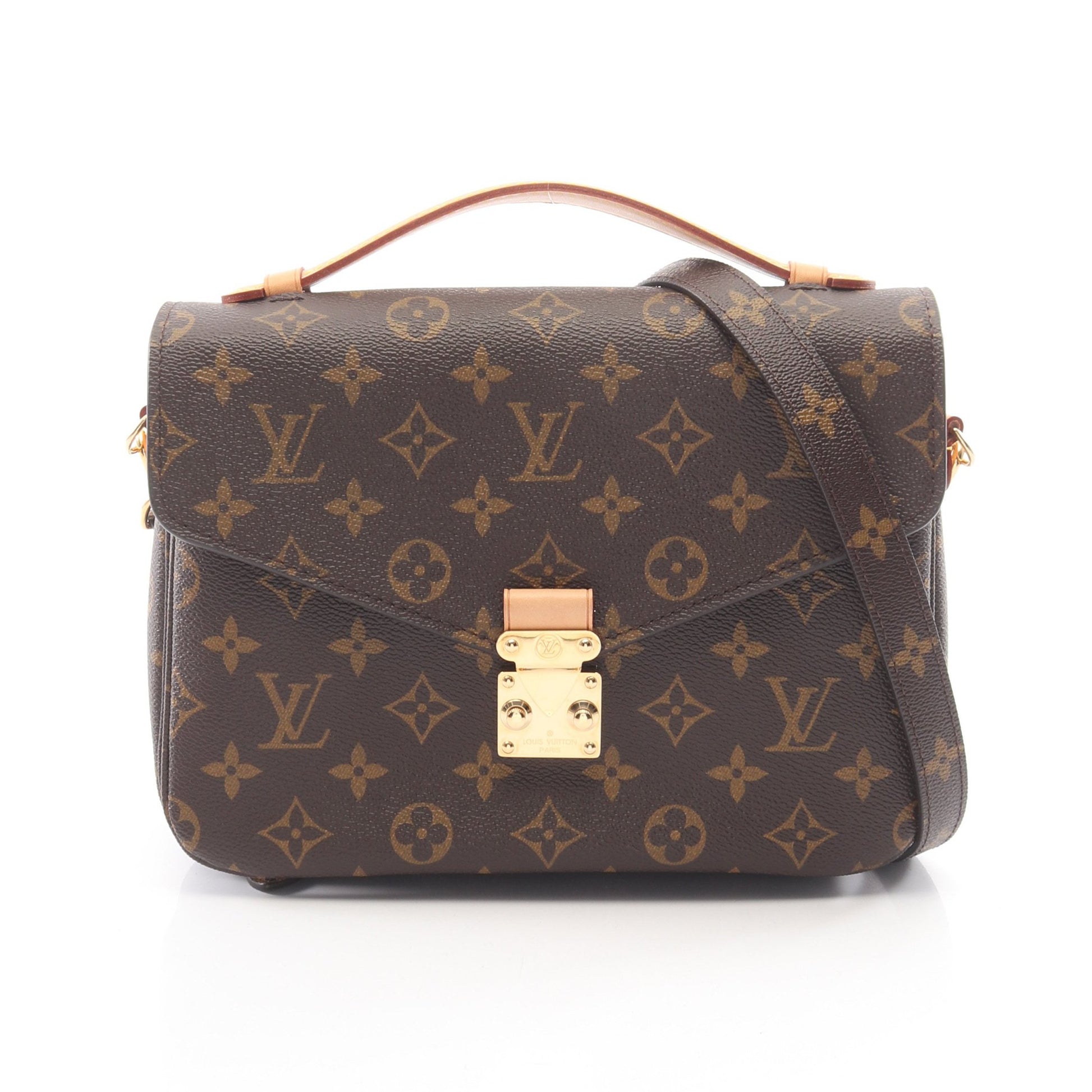 ポシェット メティス MM モノグラム 2WAY ハンドバッグ PVC レザー ブラウン ルイヴィトン バッグ LOUIS VUITTON