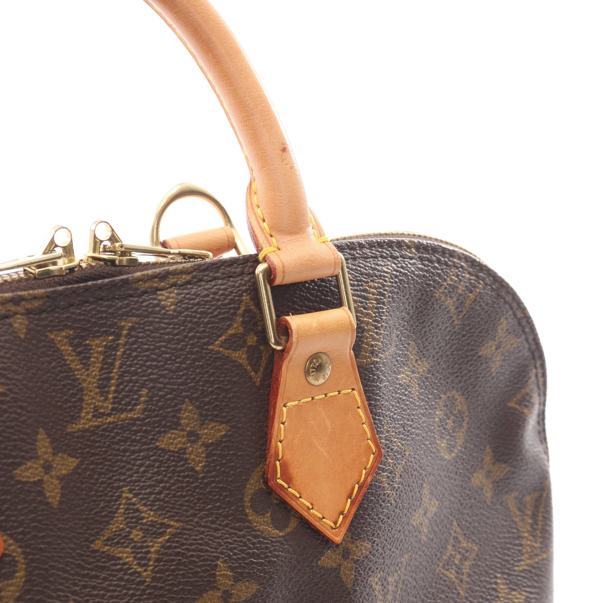 アルマPM モノグラム ハンドバッグ PVC レザー ブラウン ルイヴィトン バッグ LOUIS VUITTON