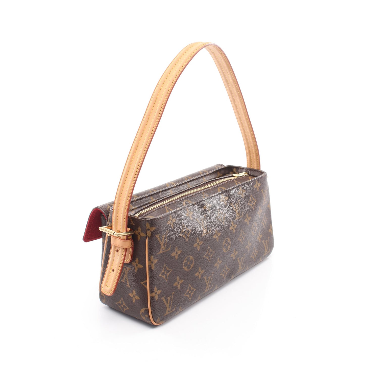 ヴィバシテMM モノグラム ショルダーバッグ PVC レザー ブラウン ルイヴィトン バッグ LOUIS VUITTON