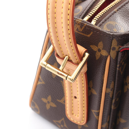 ヴィバシテMM モノグラム ショルダーバッグ PVC レザー ブラウン ルイヴィトン バッグ LOUIS VUITTON