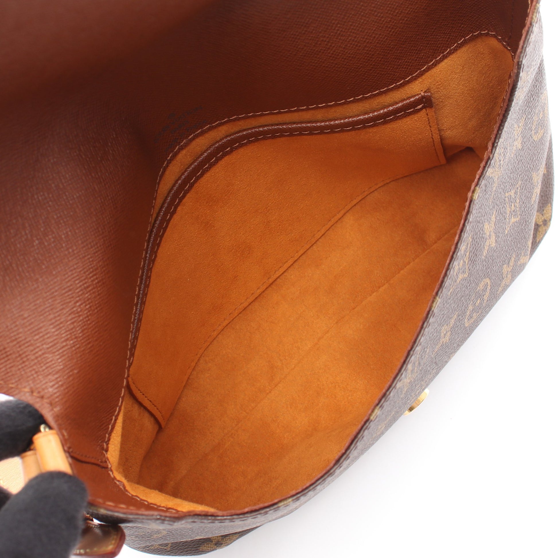 ミュゼットタンゴ ショートストラップ モノグラム ショルダーバッグ PVC レザー ブラウン ルイヴィトン バッグ LOUIS VUITTON