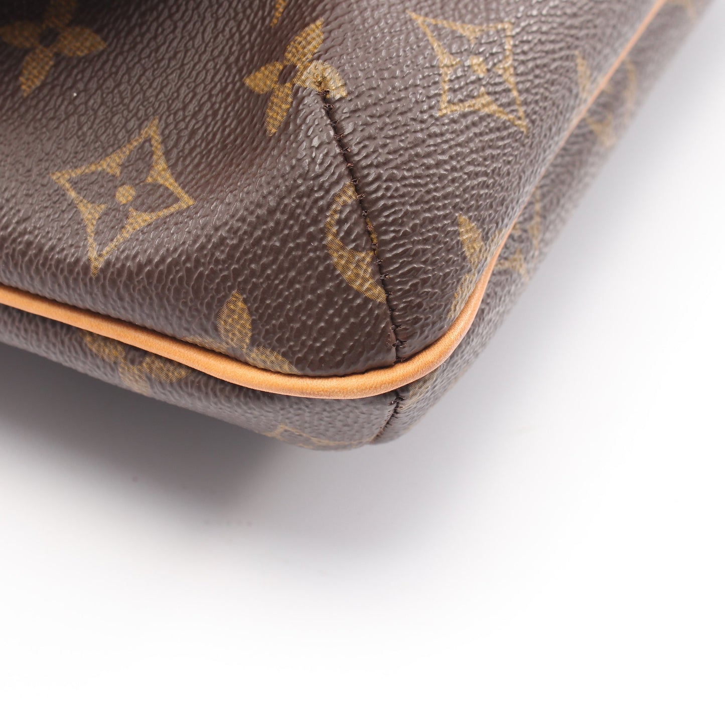 ミュゼットタンゴ ショートストラップ モノグラム ショルダーバッグ PVC レザー ブラウン ルイヴィトン バッグ LOUIS VUITTON