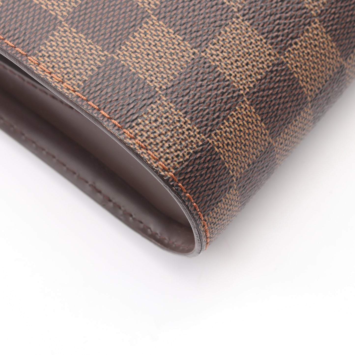 サンルイ ダミエエベヌ クラッチバッグ セカンドバッグ PVC レザー ブラウン ルイヴィトン バッグ LOUIS VUITTON