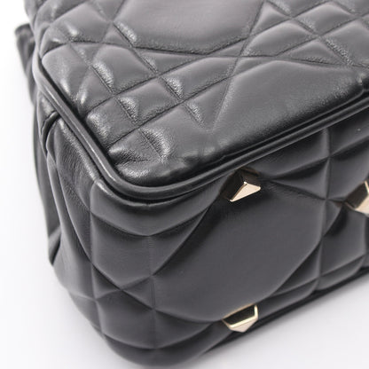 LADY 95.22 スモール 2WAY ハンドバッグ レザー ブラック クリスチャンディオール バッグ Christian Dior