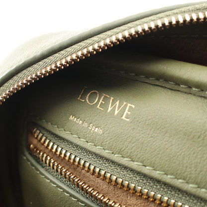アマソナ23 リピート 2WAY ハンドバッグ キャンバス レザー カーキグリーン オフホワイト ロエベ バッグ LOEWE