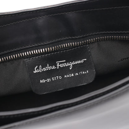 ガンチーニ ワンショルダーバッグ レザー ブラック サルヴァトーレフェラガモ バッグ Salvatore Ferragamo