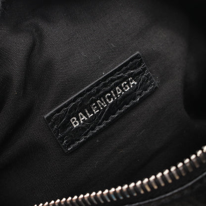 SUPERBUSY SLING BAG XS スーパービジー ショルダーバッグ レザー ブラック バレンシアガ バッグ BALENCIAGA