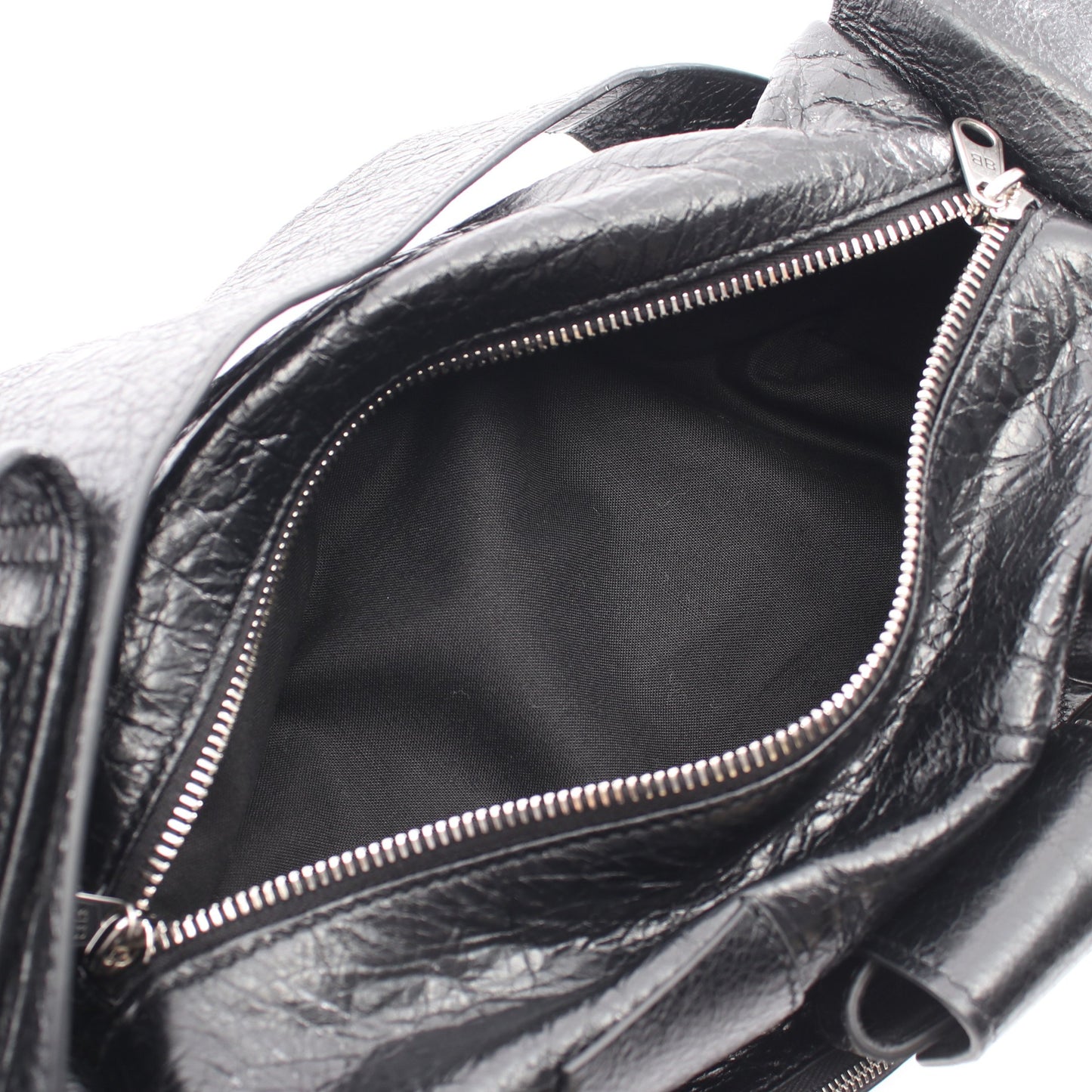 SUPERBUSY SLING BAG XS スーパービジー ショルダーバッグ レザー ブラック バレンシアガ バッグ BALENCIAGA