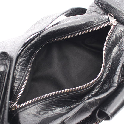 SUPERBUSY SLING BAG XS スーパービジー ショルダーバッグ レザー ブラック バレンシアガ バッグ BALENCIAGA