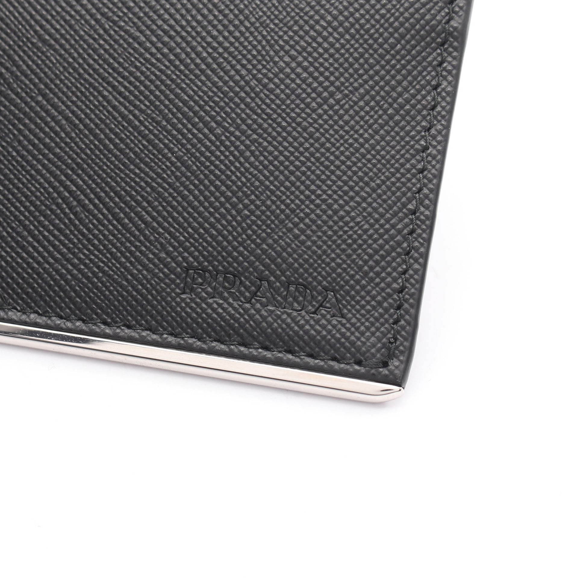 SAFFIANO METAL カードケース サフィアーノレザー ブラック プラダ 財布・小物 PRADA