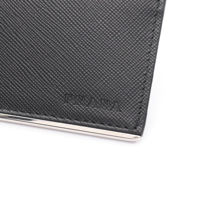 SAFFIANO METAL カードケース サフィアーノレザー ブラック プラダ 財布・小物 PRADA