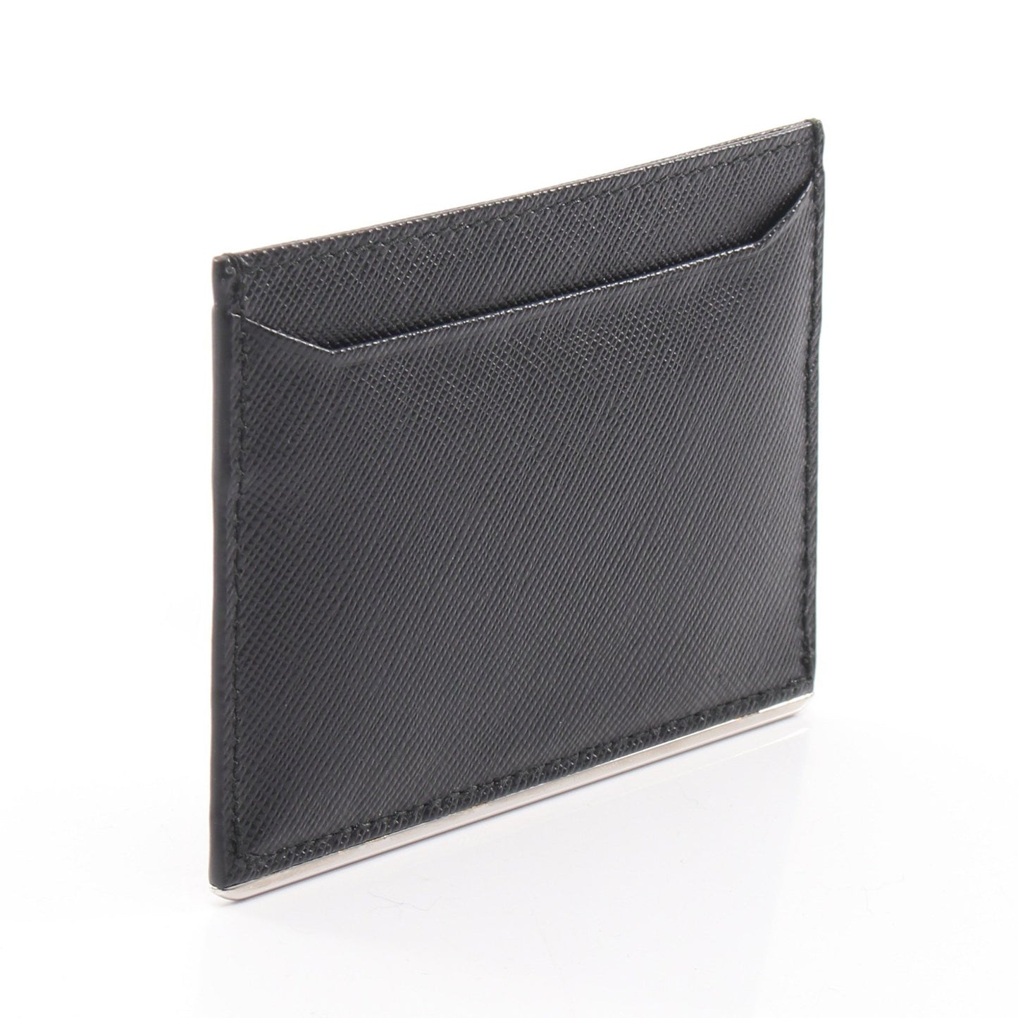 SAFFIANO METAL カードケース サフィアーノレザー ブラック プラダ 財布・小物 PRADA