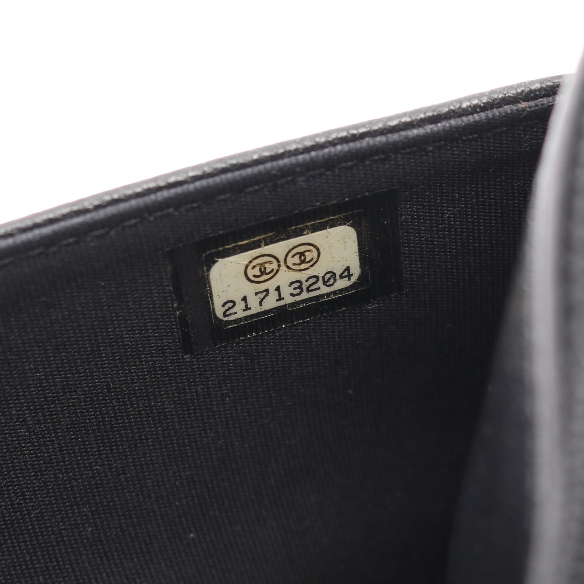 マトラッセ チェーンウォレット カーフスキン ブラック シルバー金具 シャネル バッグ CHANEL